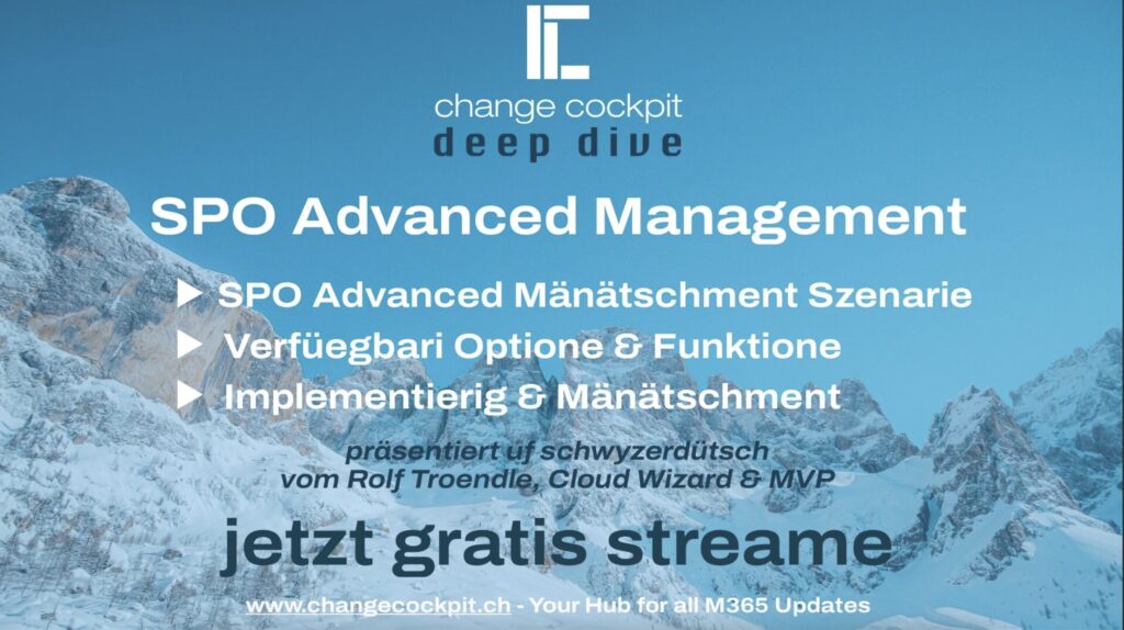 SPO Advanced Management
